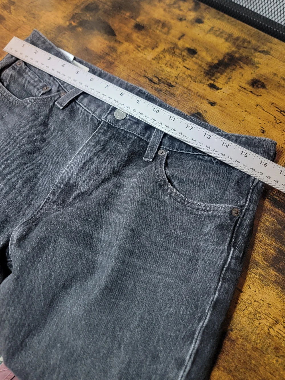 Levi's 511 Premium Big E in Washed Black 33x32
